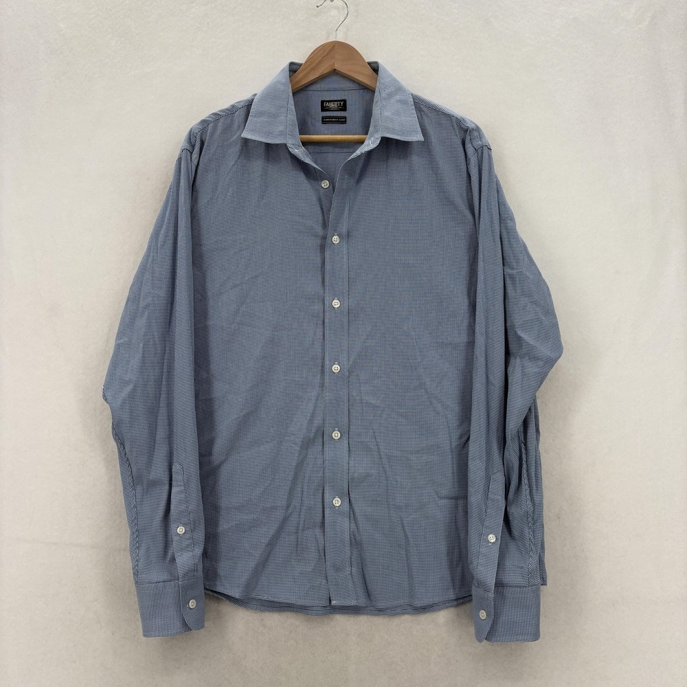 Faherty Light Blue Men's Dress Shirt